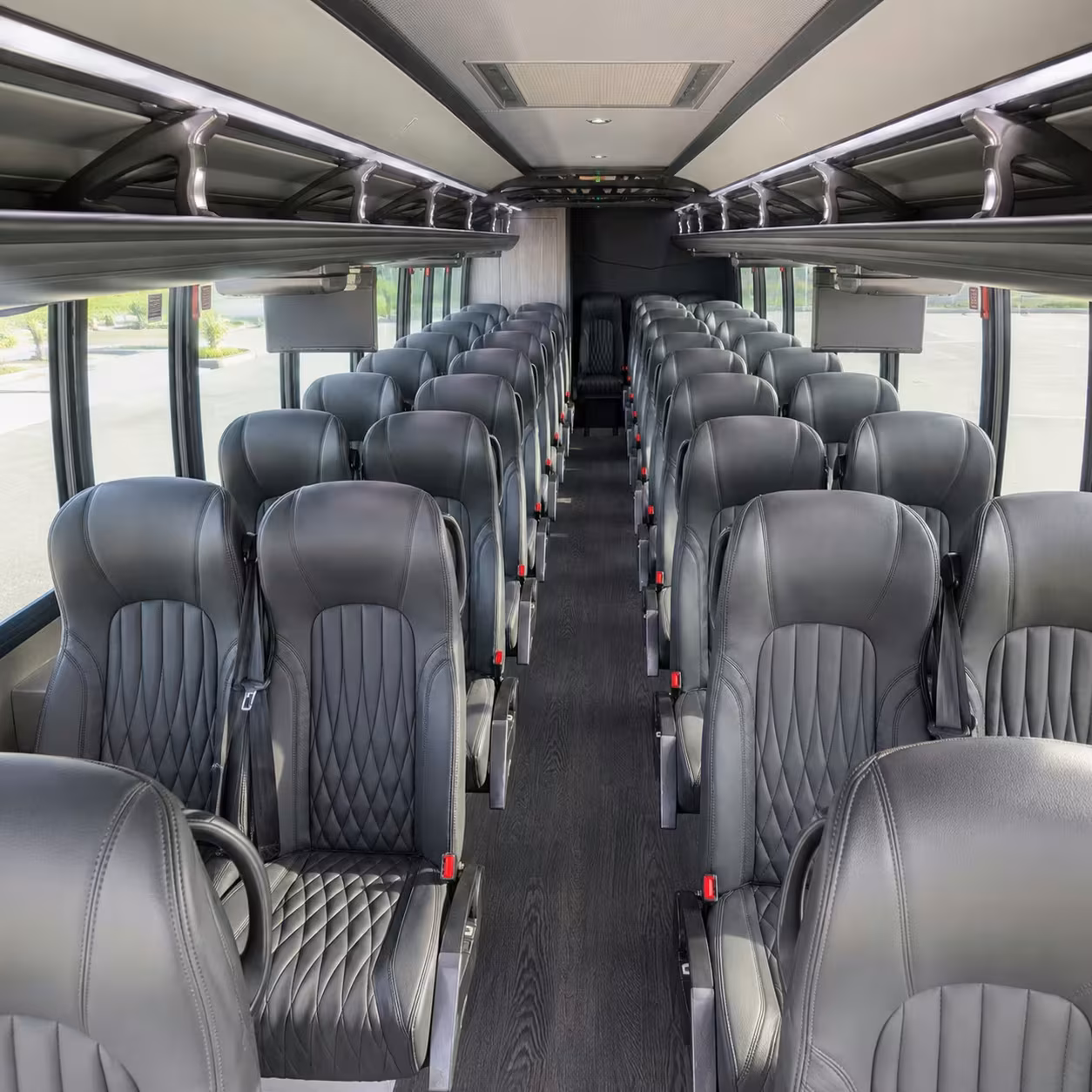 28 passenger minibus interior
