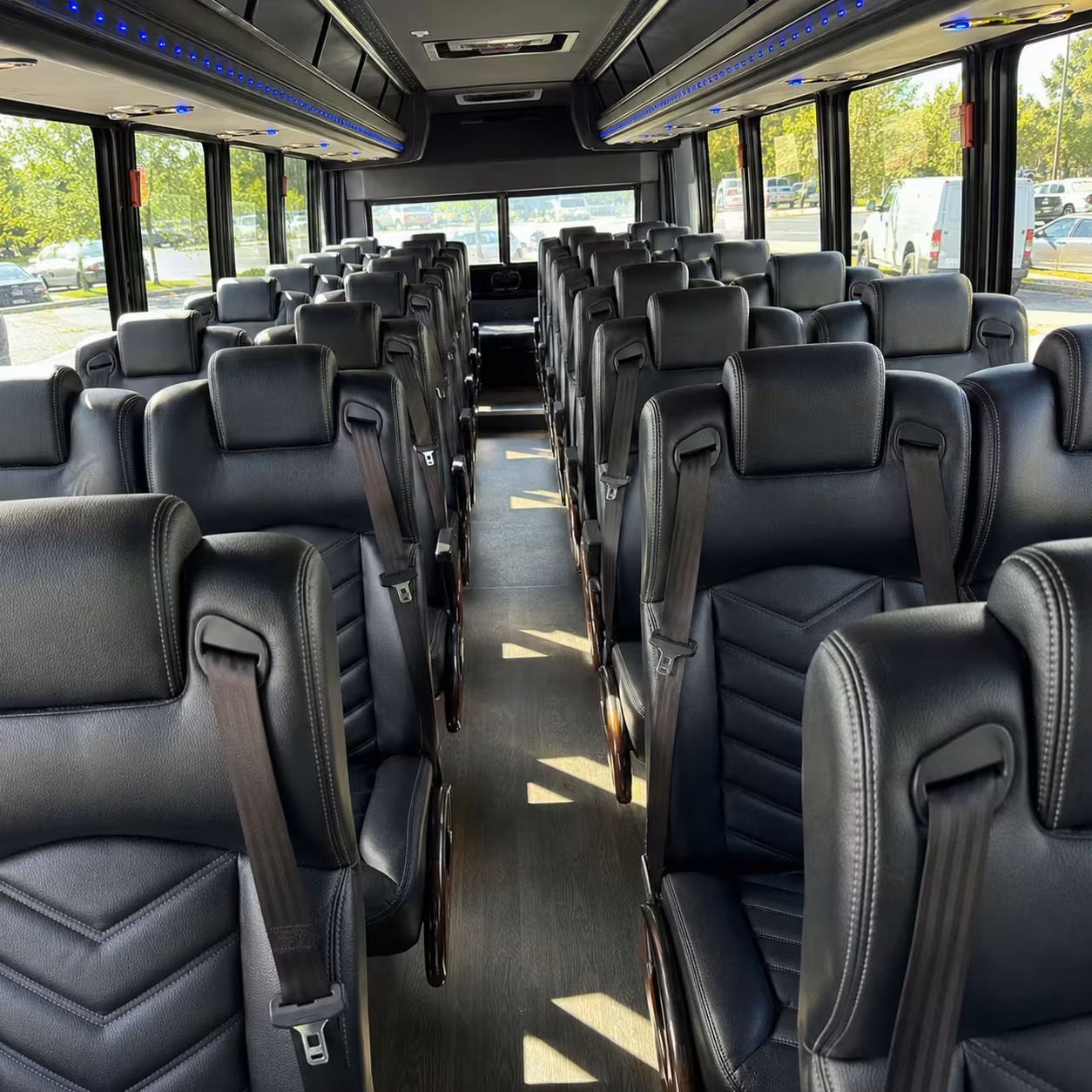 30 passenger minibus interior
