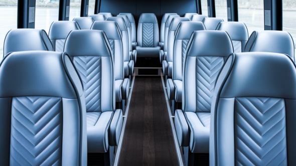 eugene 18 passenger minibus interior