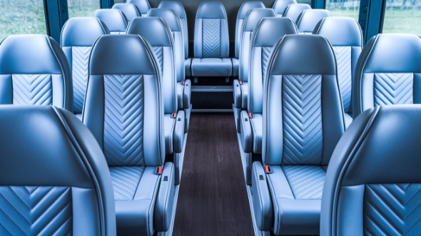 eugene 20 passenger minibus interior