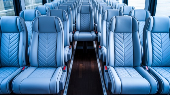 eugene 28 passenger minibus interior