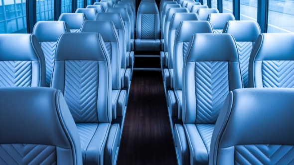 eugene 30 passenger minibus inside