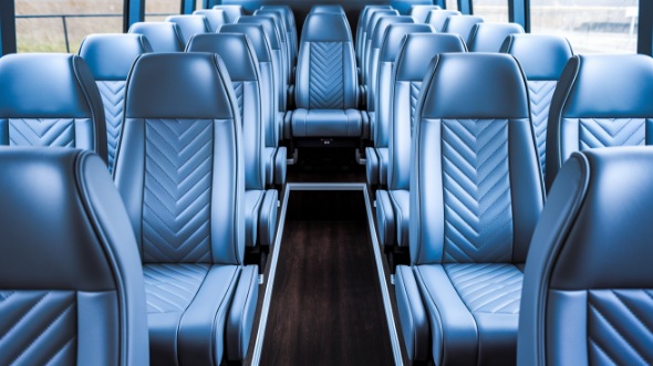 eugene 30 passenger minibus interior