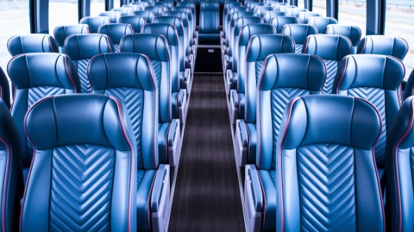 eugene 50 passenger charter bus interior