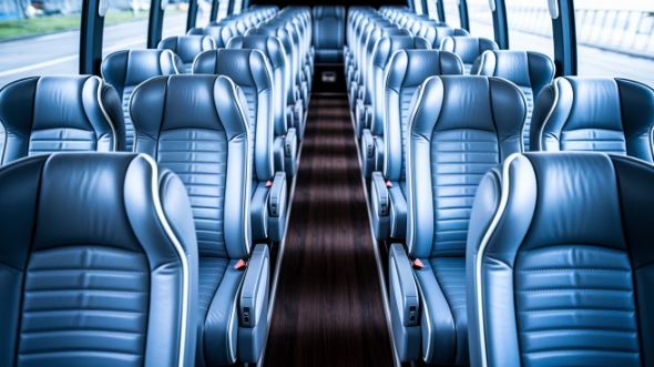 eugene 55 passenger charter bus interior