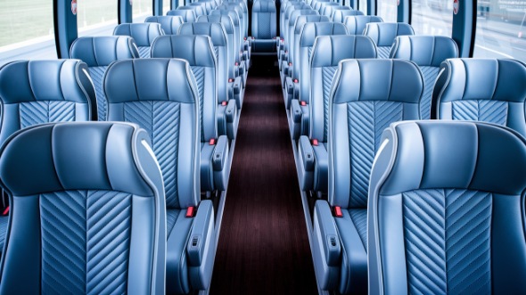 eugene 56 passenger charter bus interior