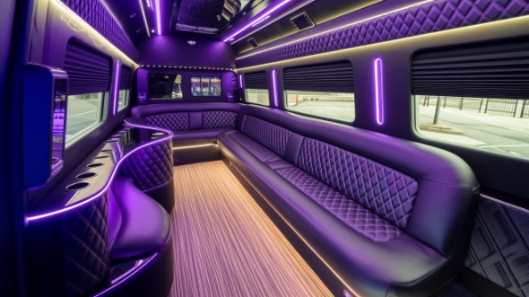 eugene sprinter limo rental interior