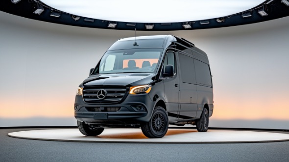 eugene sprinter van with driver
